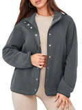 Chic Sherpa Fleece Cropped Jacket